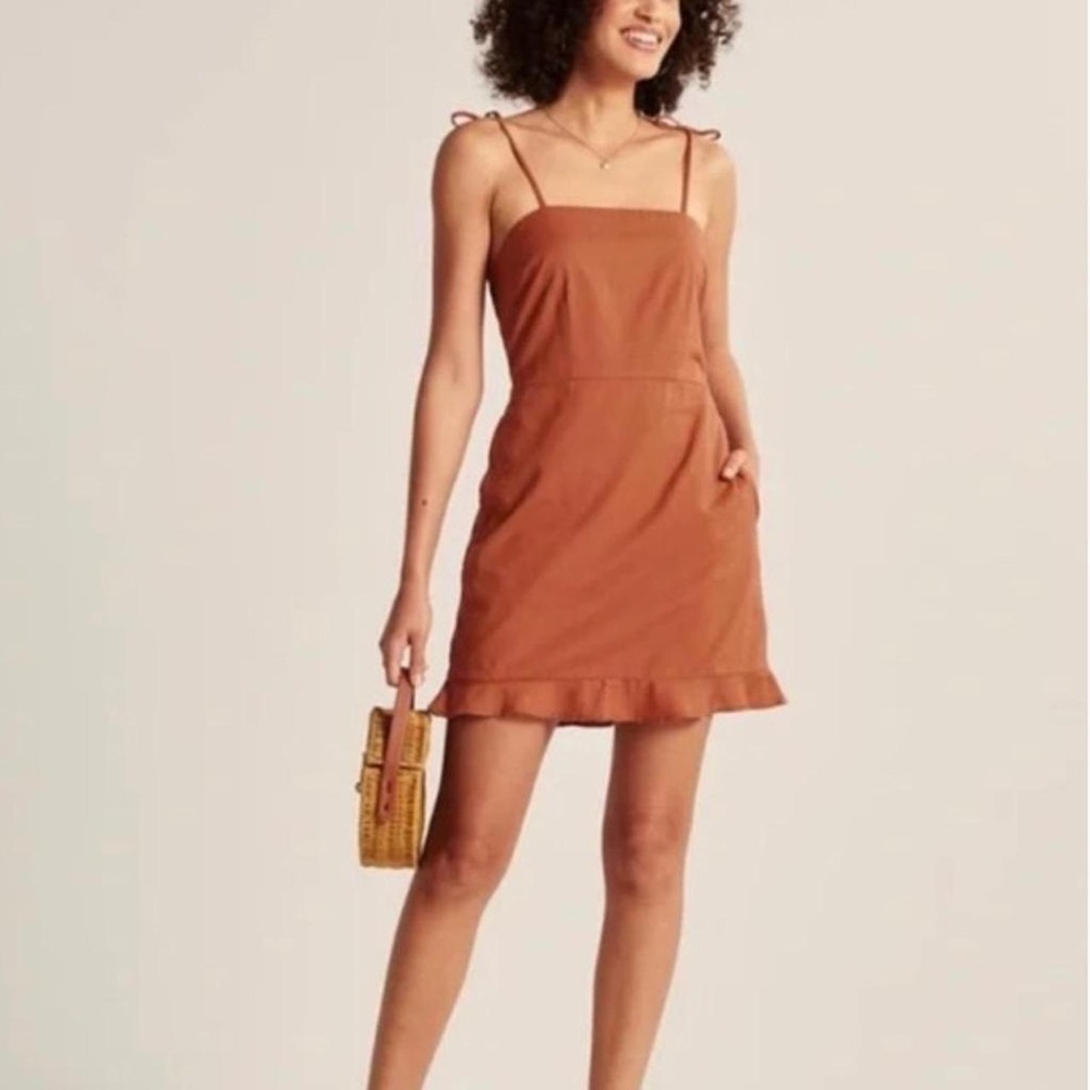 Abercrombie & Fitch Rust Sleeveless Dress